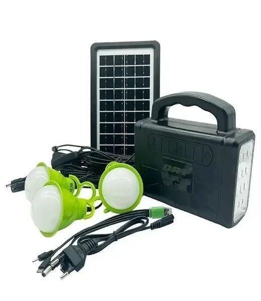 Портативная автономная солнечная система Solar Light DT-9006 переносной фонарь с солнечной панелью DT9006 фото
