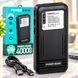 Повербанк 40000mAh, LED-дисплей, 3 USB, А 13, Чорний / Павербанк / Power Bank / Зовнішній акумулятор 234635089 фото 2