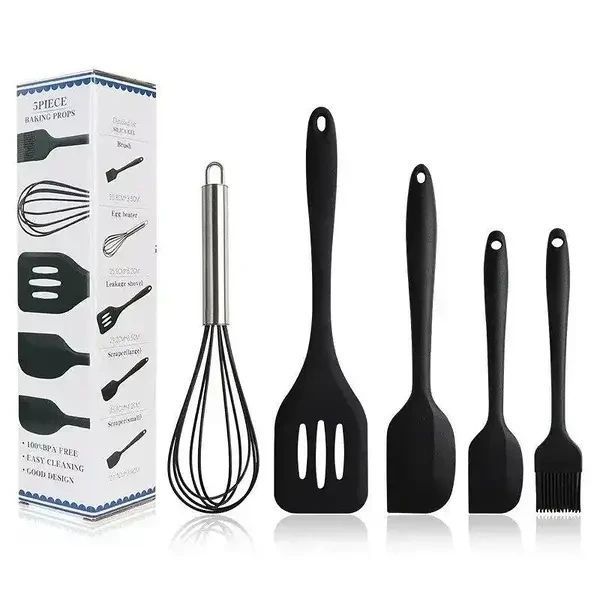Набор силиконовых кухонных принадлежностей 5 предметов Baking Props PRO55 фото