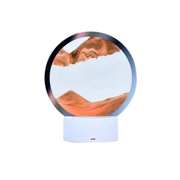 Настільна LED лампа нічник Пісочний годинник 3D "Moving Sands Capes" USB Нічний світильник MSU2016 фото