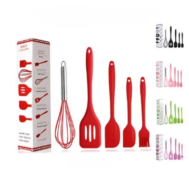 Набор силиконовых кухонных принадлежностей 5 предметов Baking Props PRO55 фото