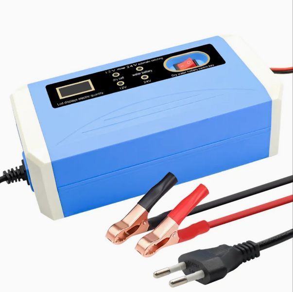 Умное 12V/24V 10A зарядное устройство для автомобильных аккумуляторов и поддержка, автоматическое зарядное устройство для авто MS061 фото