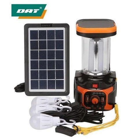 Портативна автономна сонячна система Solar Light AT-9016 похідний переносний ліхтар з функцією павербанк AT9016 фото