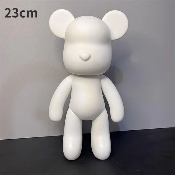 Флюїдне ведмежа fluid bear bearbrick, 23 см, з фарбами BLUE BLUE23 фото