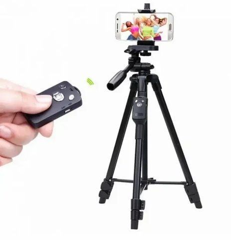 Штатив трипод з пультом ДУ професійний для камери та телефону Yufeng Tripod YF-3388 YF3388 фото
